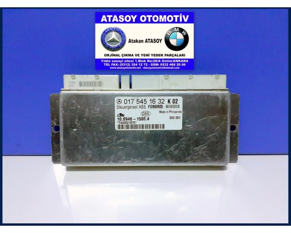 MERCEDES W202 ABS BEYNİ 0175451632 , 0175457932 A0175451632 A0175457932 10094615004 0265109018